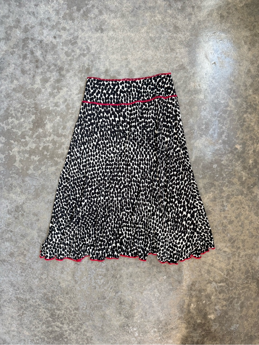 Autumn Teneyl Organic Skirt Large Black & White